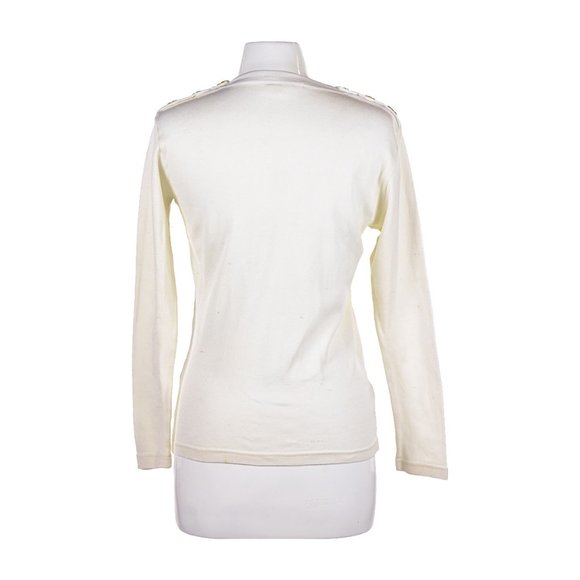Yves Saint Laurent Rive Gauche Pullovers 38 White - Picture 2 of 3